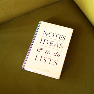 NOTES IDEAS & TO-DO-LISTS (CREAM) - Undated Daily Planner