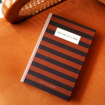 ONE DAY AT A TIME (STRIPES) - Undated Daily Planner