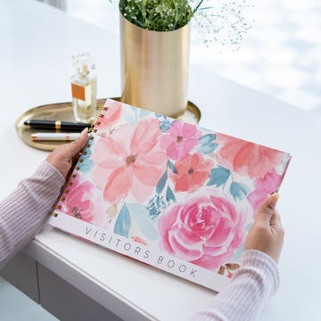 THE VISITORS BOOK - FLORAL