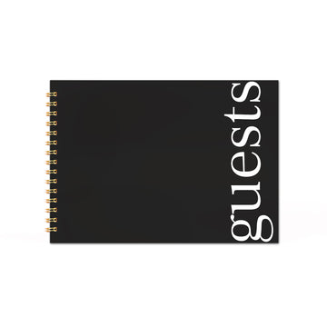 THE VISITORS BOOK - BLACK