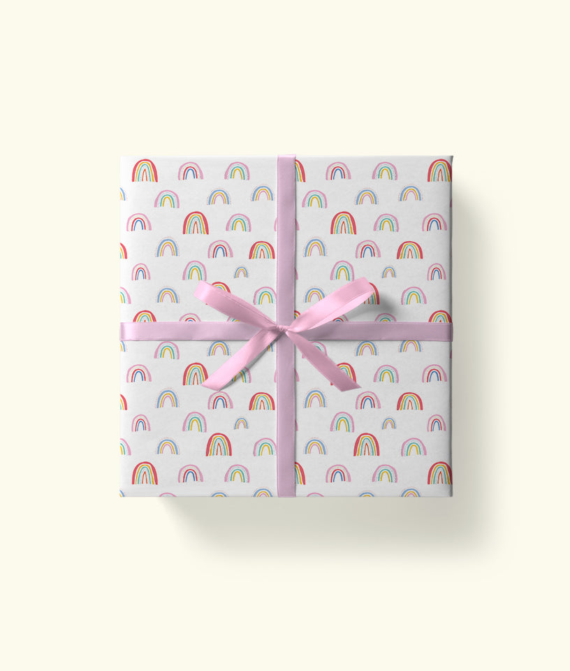 Colourful Rainbow - Gift Wrapping Paper (3 Sheets) | Chaarpai