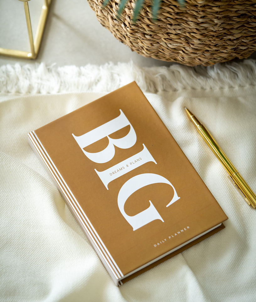 BIG DREAMS & PLANS - Undated Daily Planner