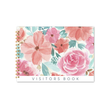 THE VISITORS BOOK - FLORAL