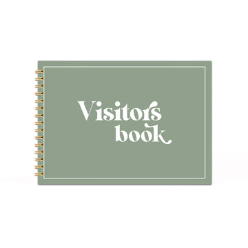 THE VISITORS BOOK - GREEN