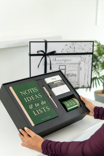 NOTES IDEAS & TO-DO-LISTS(GREEN) - Gift Set