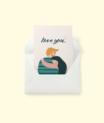 Love You- GREETING CARD