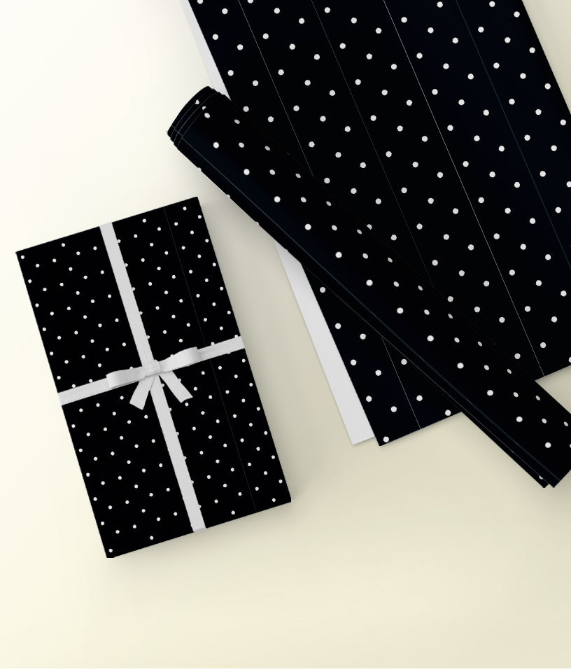 MINI POLKA DOTS- GIFT WRAPPING PAPER