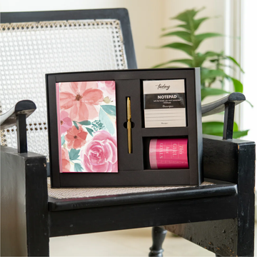 HANDPAINTED FLORAL- GIFT SET