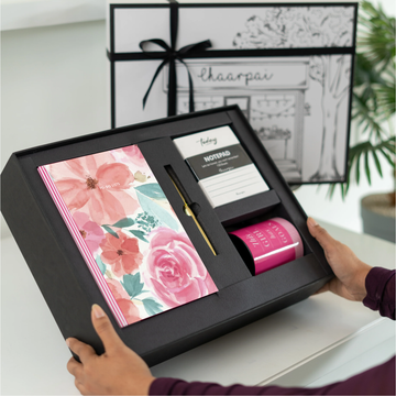 HANDPAINTED FLORAL- GIFT SET