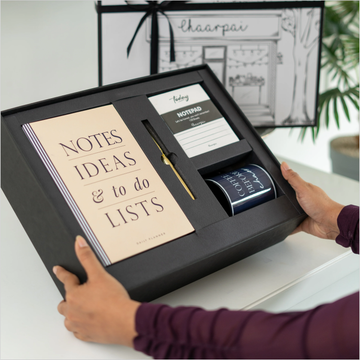 NOTES IDEAS & TO-DO LISTS (CREAM) - GIFT SET
