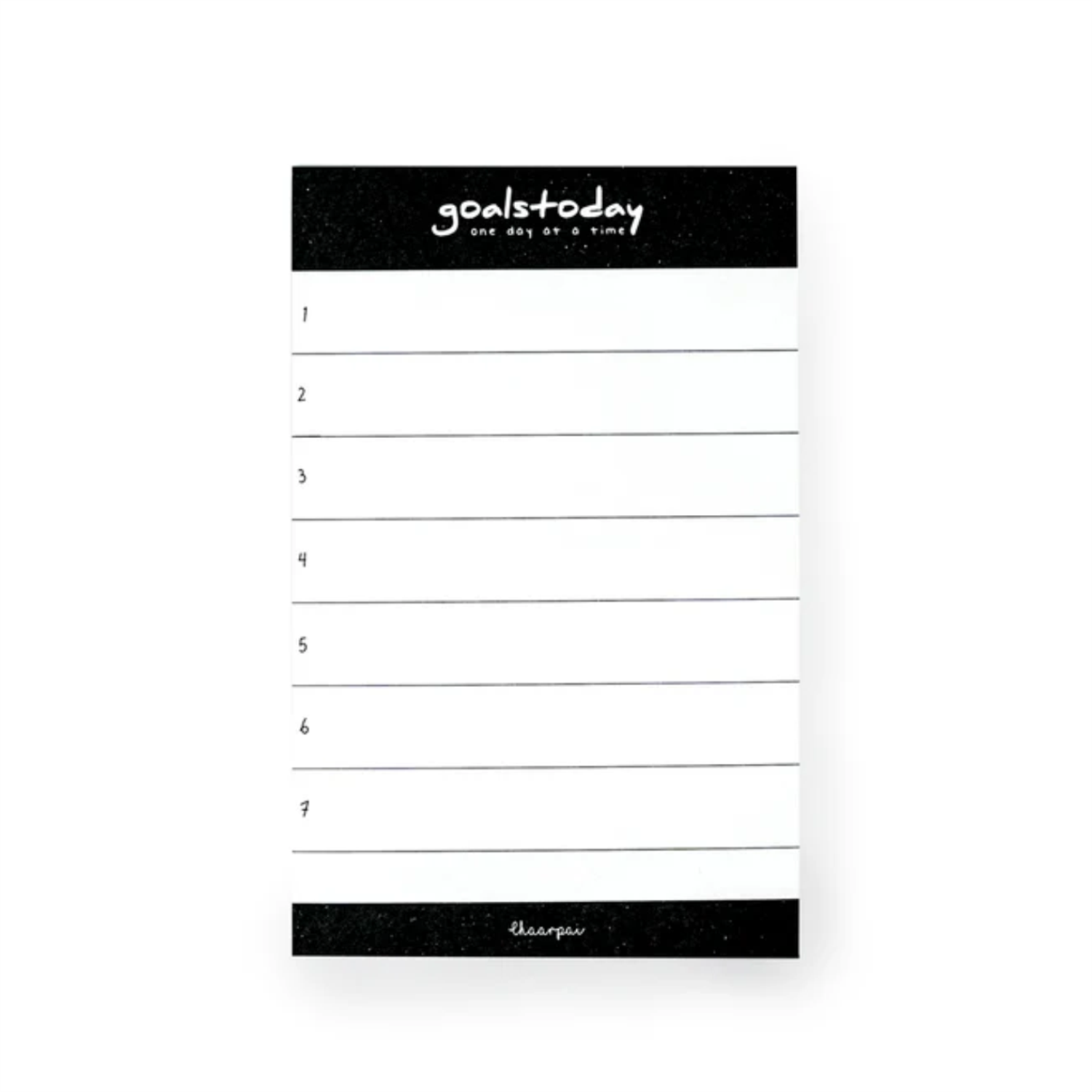 GOALS TODAY- NOTEPAD
