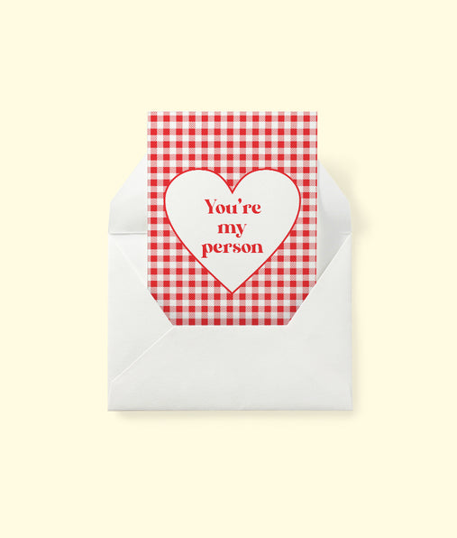 You are my person- greeting card