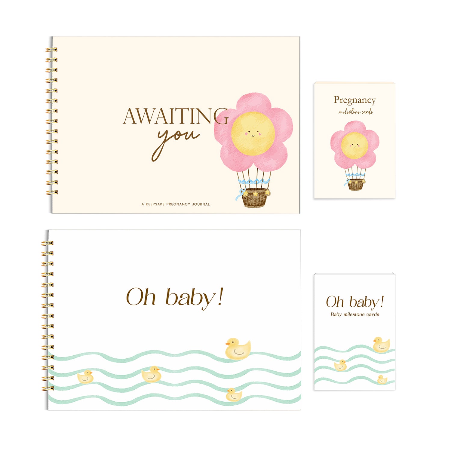 Pregnancy & Baby Journal - Bundle