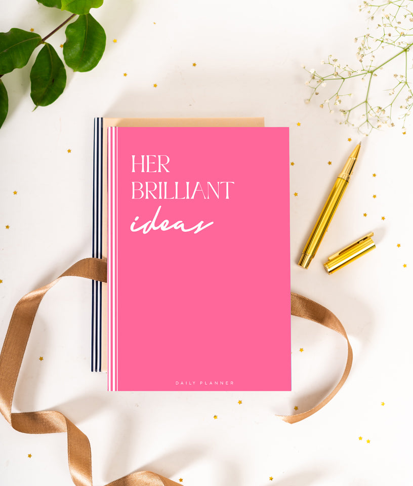 HER BRILLIANT IDEAS PINK