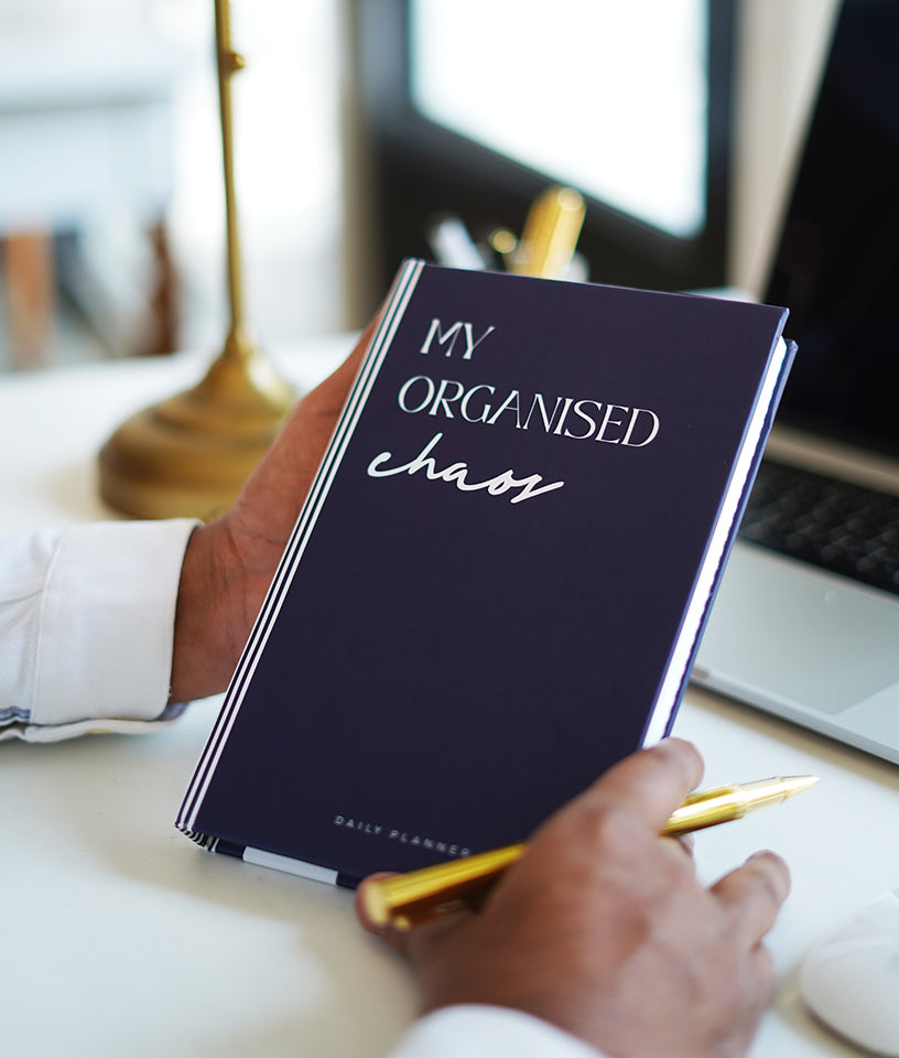 BLUE MY ORGANISED CHAOS - Undated Daily Planner