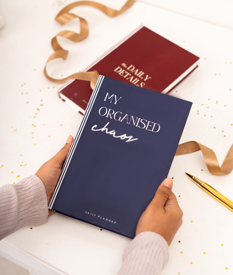 BLUE MY ORGANISED CHAOS - Undated Daily Planner