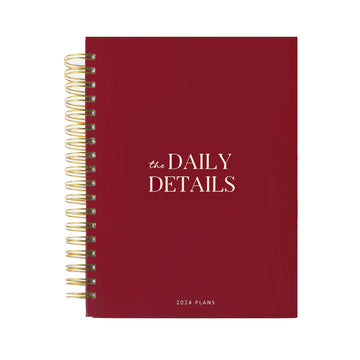 THE DAILY DETAILS -  2024 YEARLY PLANNER