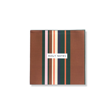 DAILY NOTES MULTI COLOR STRIPES - JOTTER NOTEPAD