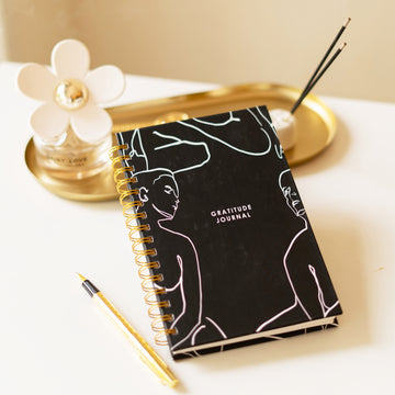 MIND AND BODY BLACK- GRATITUDE JOURNAL
