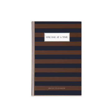 ONE DAY AT A TIME (STRIPES) - Undated Daily Planner