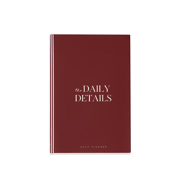 THE DAILY DETAILS - Undated Daily Planner