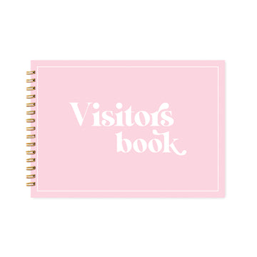 THE VISITORS BOOK - PINK