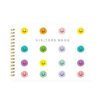 THE VISITORS BOOK - SMILEYS PATTERN