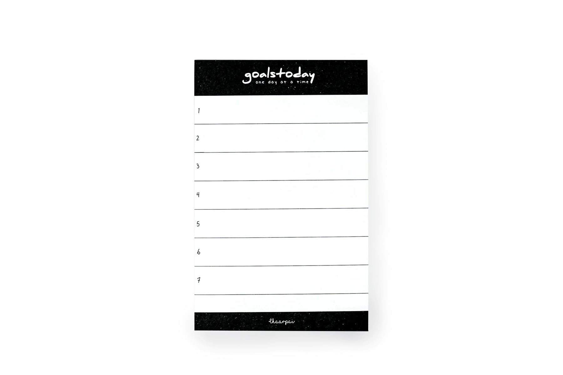 GOALS TODAY- NOTEPAD