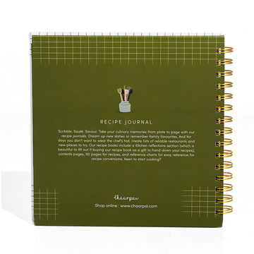 THE KITCHEN IS THE HEART OF THE HOME- RECIPE JOURNAL