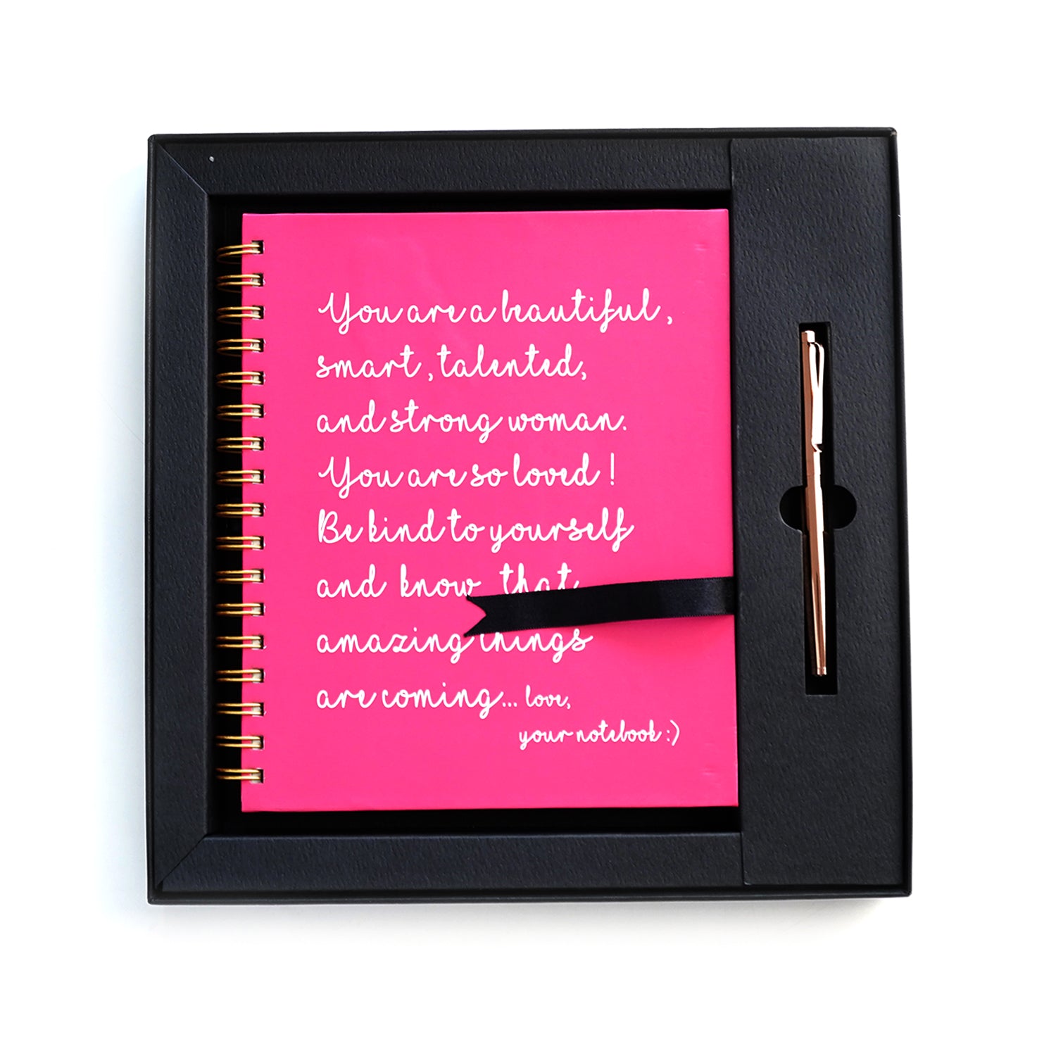YOU ARE A BEAUTIFUL,SMART,TALENTED & A STRONG WOMAN (PINK) - GIFT SET