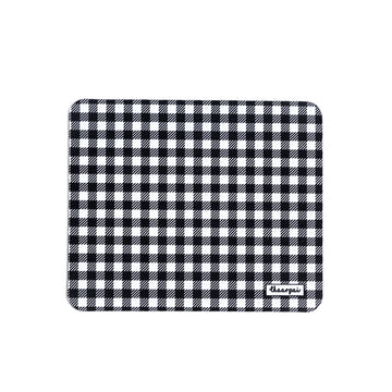 BLACK & WHITE CHECKS- MOUSEPAD