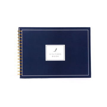 THE VISITOR BOOK - NAVY BLUE