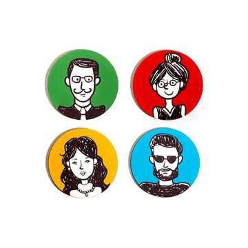 FAMILY AVATARS - COASTERS