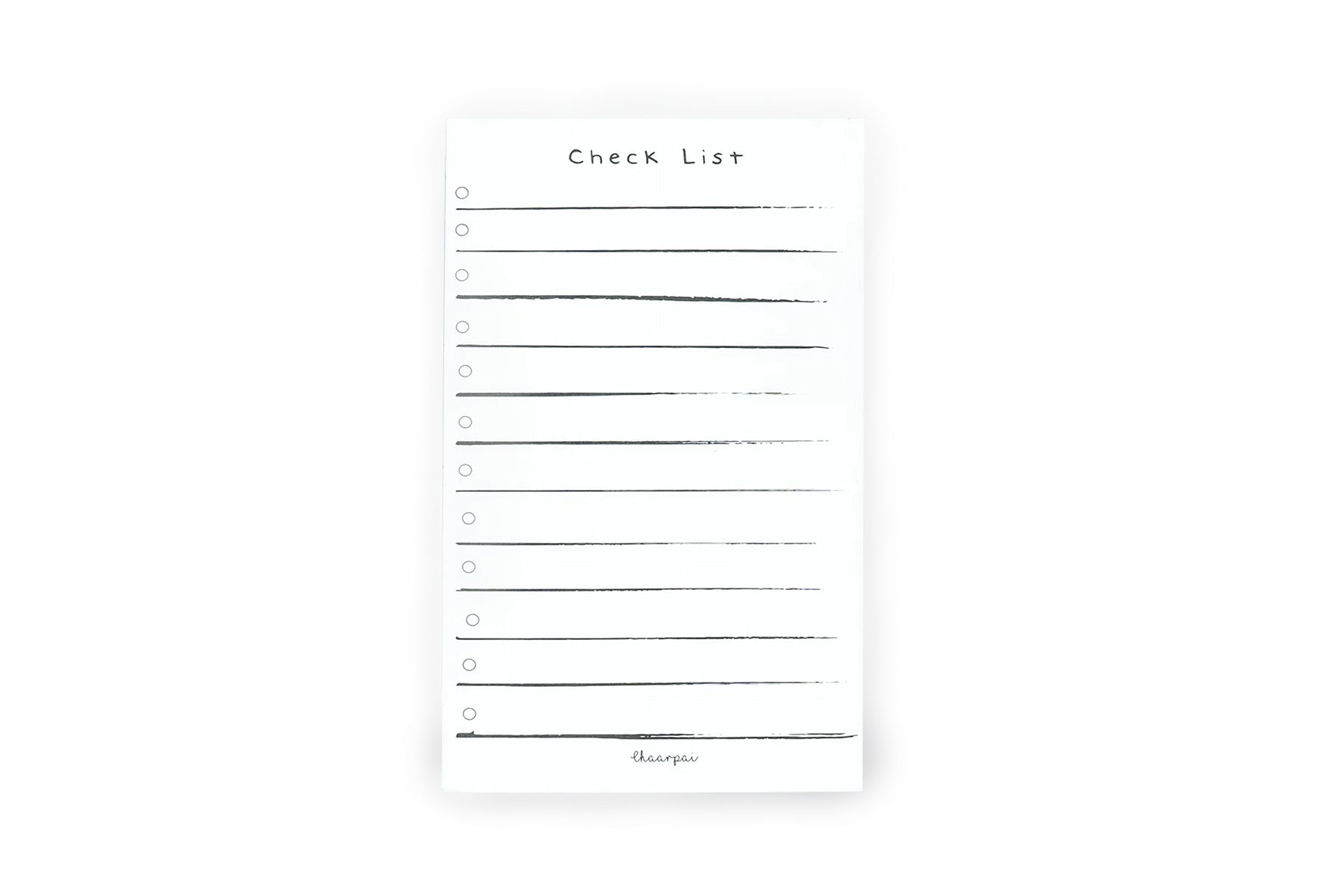 CHECKLIST- NOTEPAD