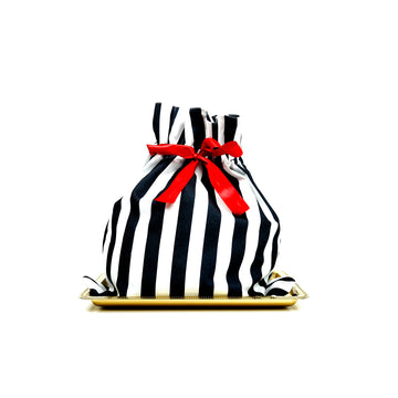 BLACK STRIPES- GIFT BAG (LARGE)
