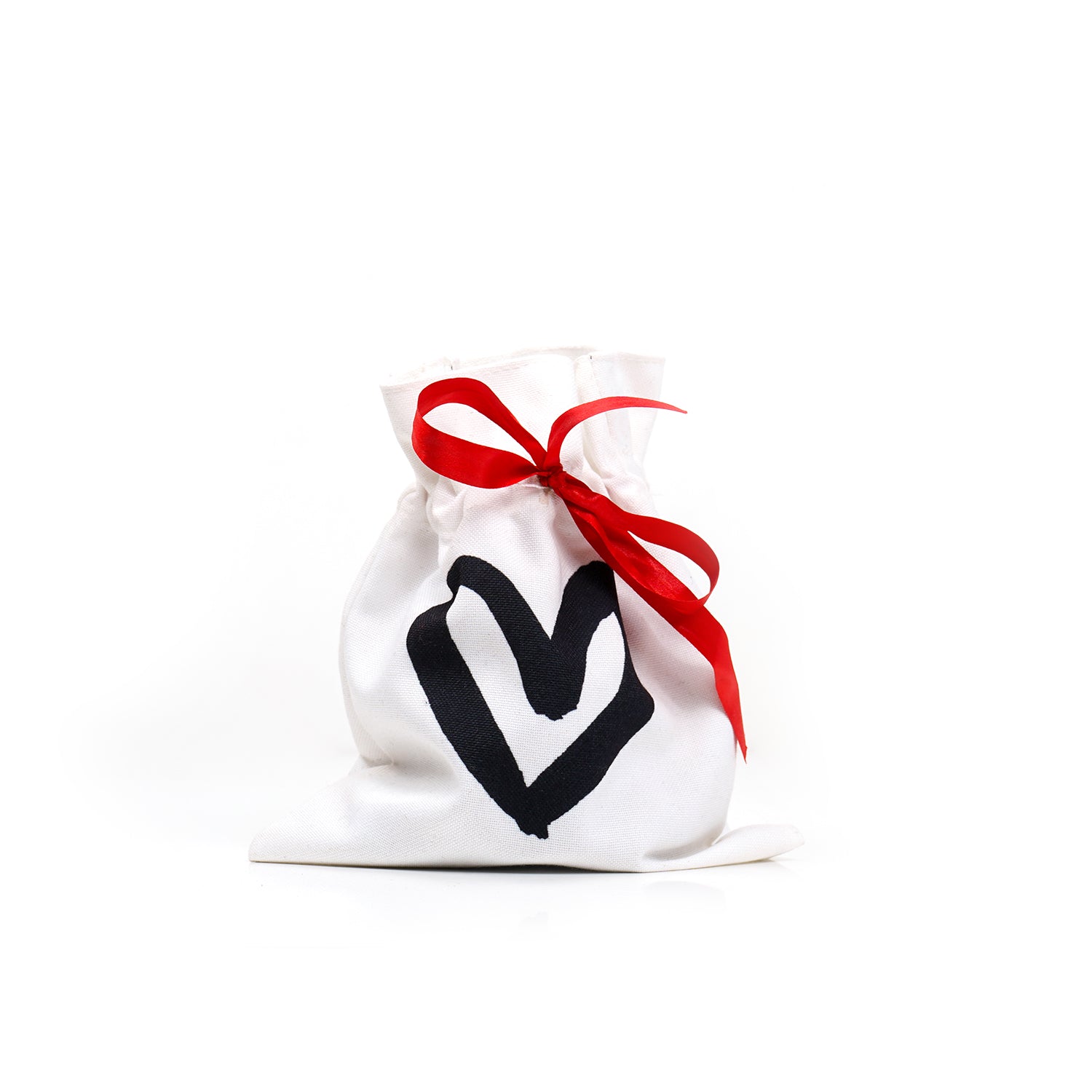 BLACK HEART- GIFT BAG (SMALL)