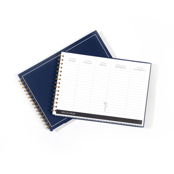 THE VISITOR BOOK - NAVY BLUE