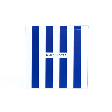DAILY NOTES BLUE STRIPES- JOTTER NOTEPAD