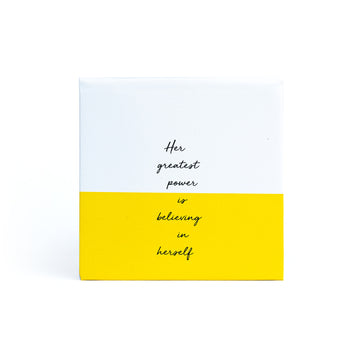 HER GRETEST POWER IS BELIEVING IN HERSELF - JOTTER NOTEPAD