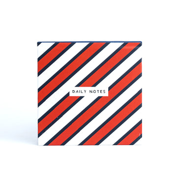 DAILY NOTES BLUE AND RED- JOTTER NOTEPAD
