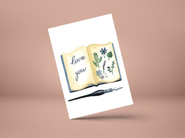 Love You- GREETING CARD