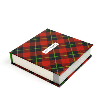 DAILY NOTES PLAID PATTERN- JOTTER NOTEPAD