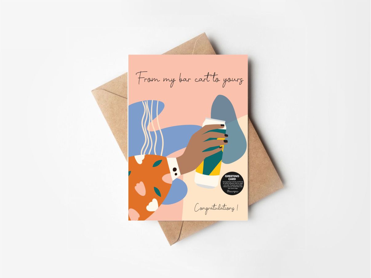 My Bar Cart to Yours- GREETING CARD