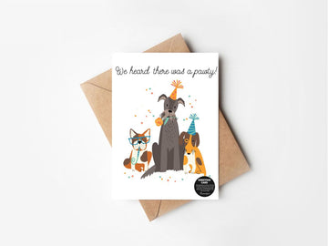 There is a Party?- GREETING CARD