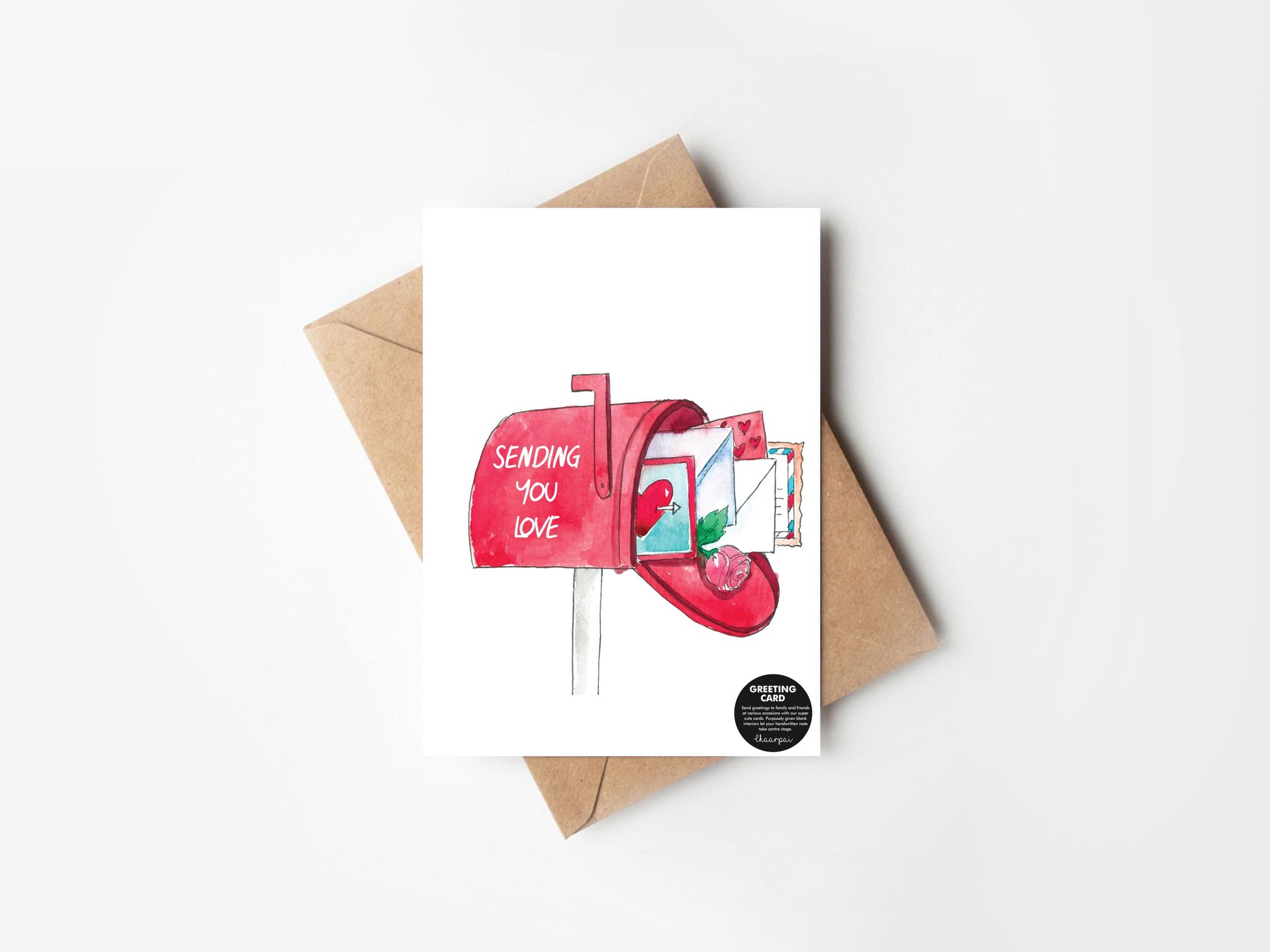 Sending you Love- greeting card
