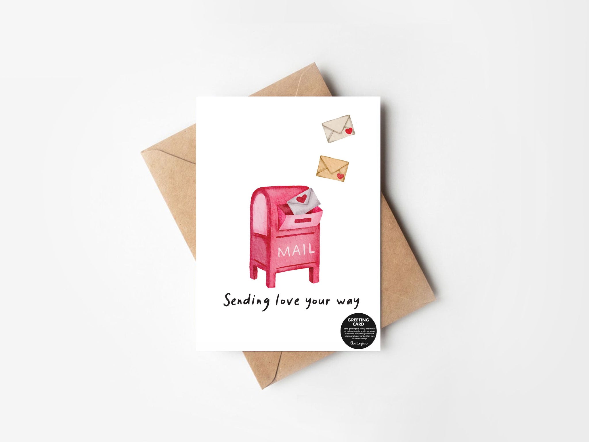 Sending Love your way- greeting card