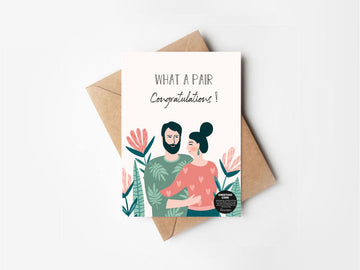 What a Pair !- GREETING CARD