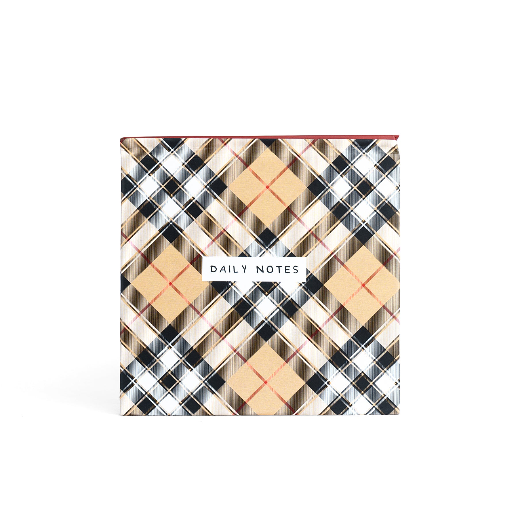 DAILY NOTES GINGHAM PATTERN - JOTTER NOTEPAD