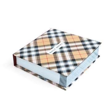 DAILY NOTES GINGHAM PATTERN - JOTTER NOTEPAD