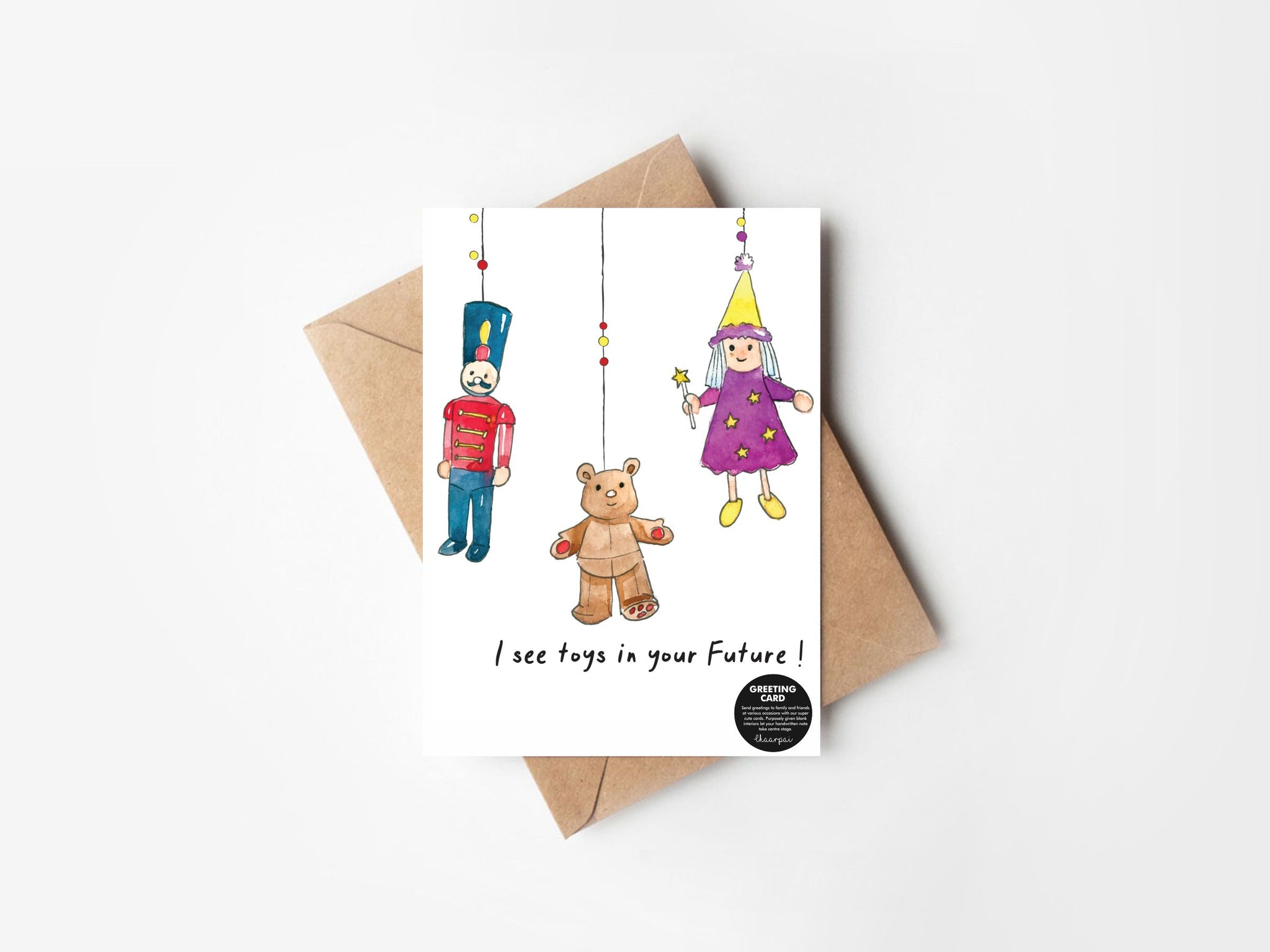 I see toys in your future greeting card